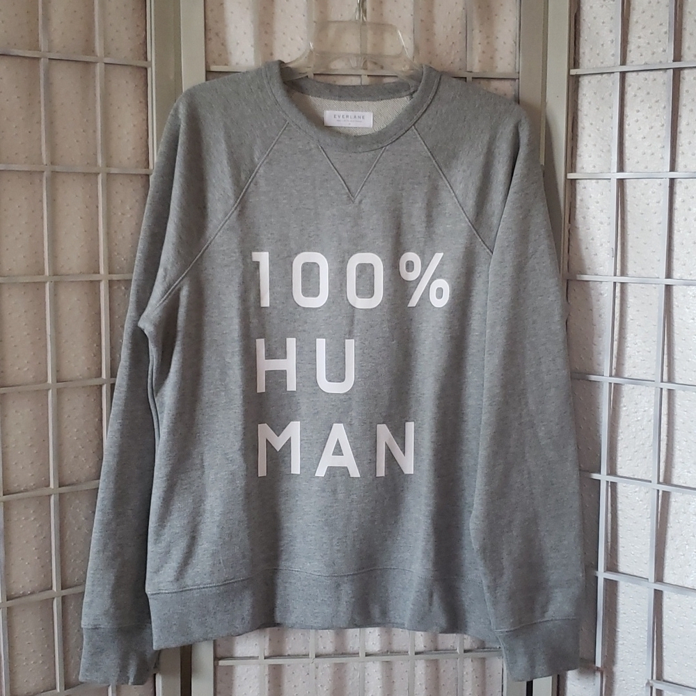 Everlane Gray Crew Neck Long Sleeve Men's Sweatshirt Size M